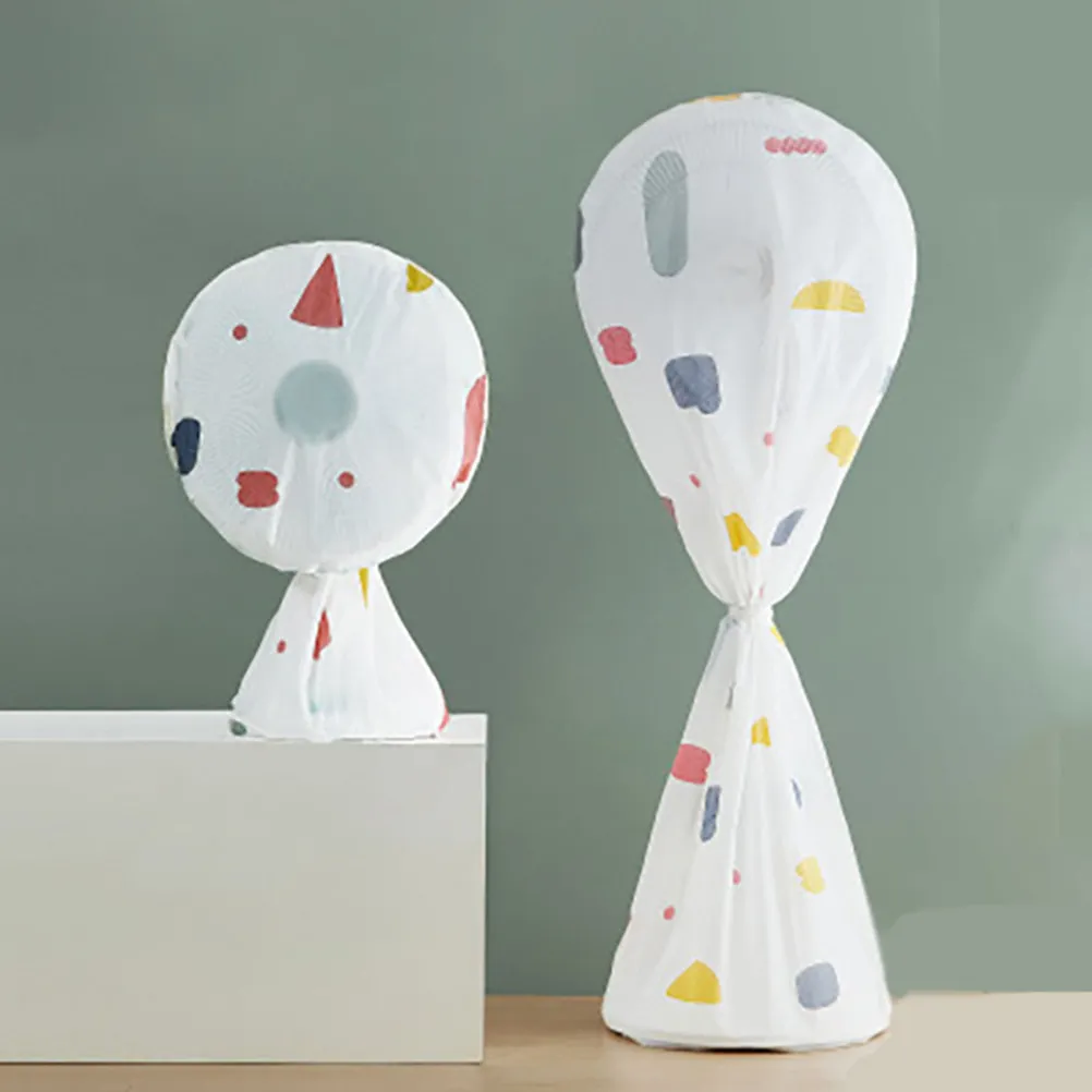 

2 шт. Защитные чехлы для электрических вентиляторов, пылезащитные, с рисунком, предотвращают пыль, насекомых и царапины, многоразовые, для напольных вентиляторов, аксессуары для дома