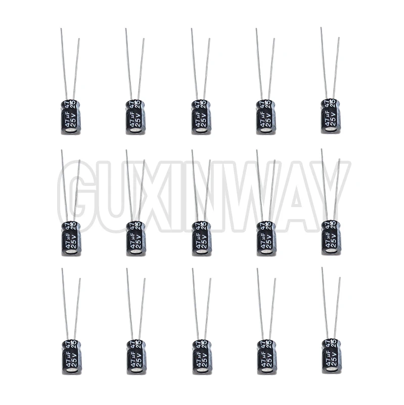 200pcs 15 값 10V 16V 25V 50V 0.1uF-220uF 0.22uf 2.2uf 100uf 방사형 커패시터 세트 전해 커패시터 분류 키트