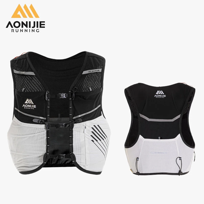 AONIJIE 5L Trail Running Hydration Vest Backpack Lightweight Cycling Hiking Climbing Backpack Bicycle Jogging Marathon Pack Bag