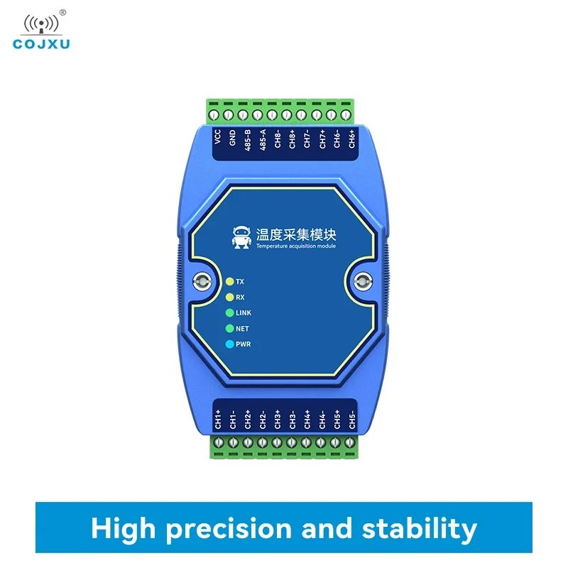 

Temperature Acquisition Module 8-Way RS485 COJXU ME31-XEXX0800-485 PT100 RTD High Precision Module Support Modbus DC 8~28V