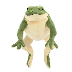 Sapo Gigante Kawaii Brinquedo De Pelúcia para Crianças, Animal De Pelúcia Macia, Boneca Ganso, Verde, Grande, 22