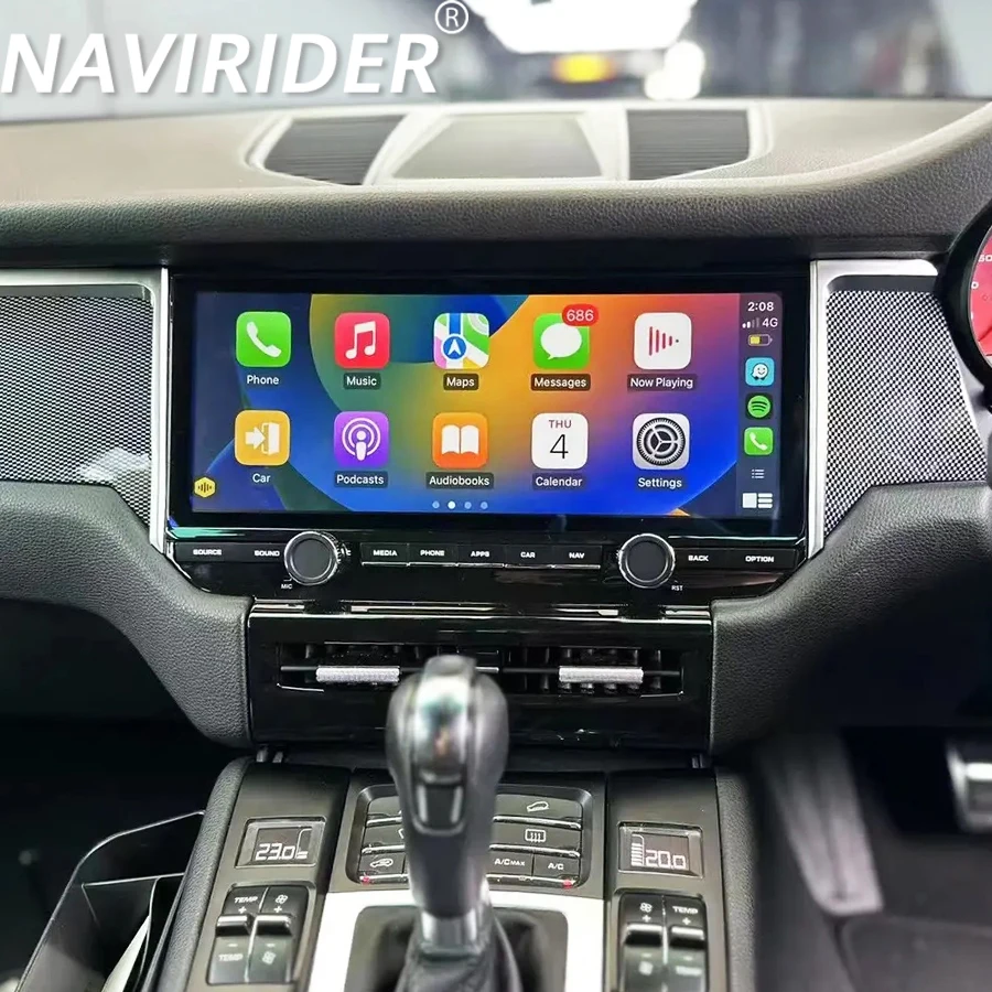 

RHD 12.3'' For Porsche Macan 2010-2015 Screen Car Multimedia Android Autoradio CarPlay Radio Stereo Video Player BT 4G WIFI HU