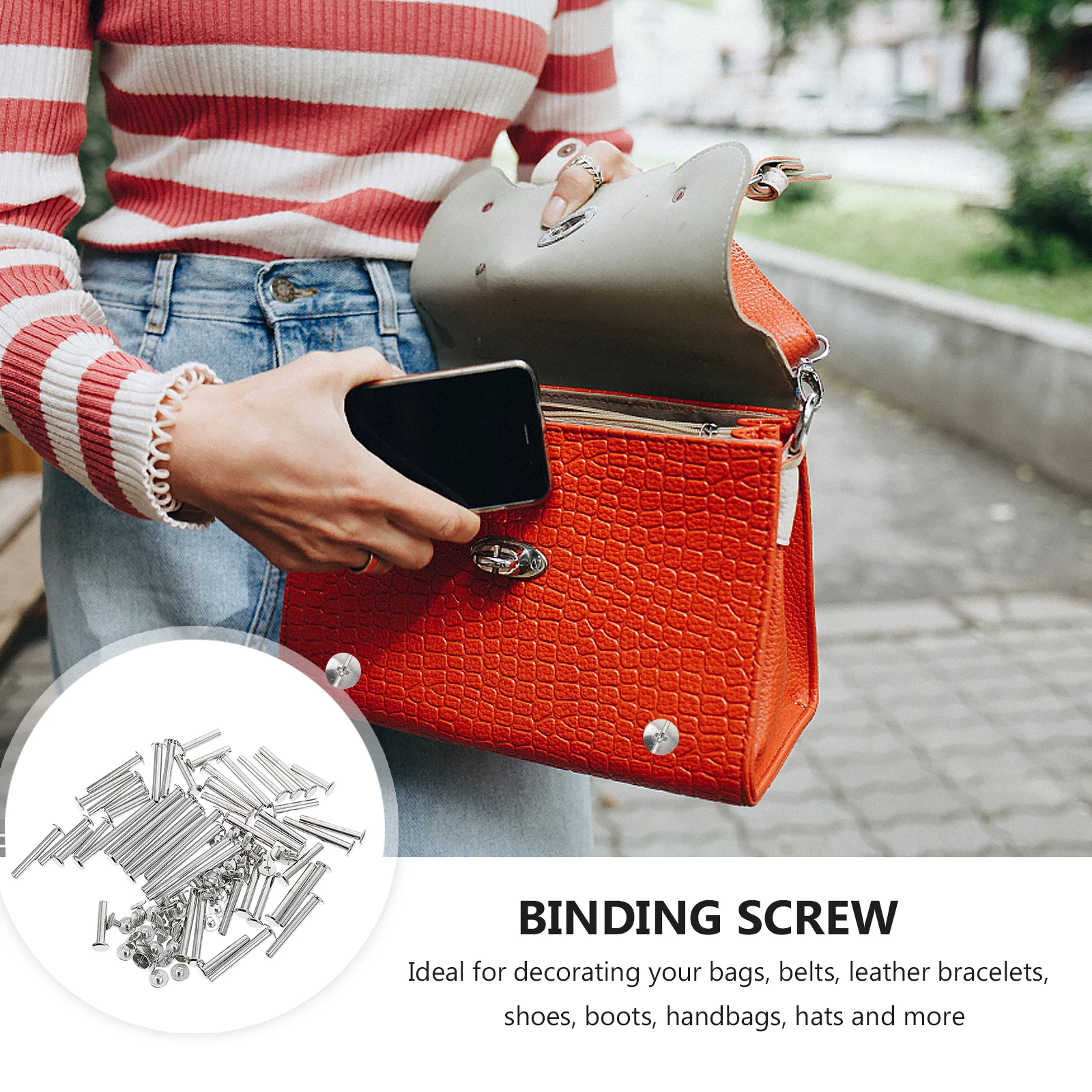 

Booklet Screws Binding Screw Posts Scrapbook Repair Craft Screw Rust Resistant Calendar Binding Fasteners for Bags