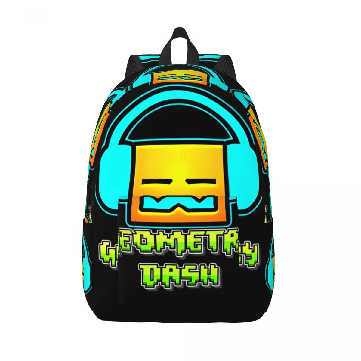 Geometry Cube Gaming Dash Backpack for Preschool Primary School Student Bookbag Boy Girl Kids Daypack Travel