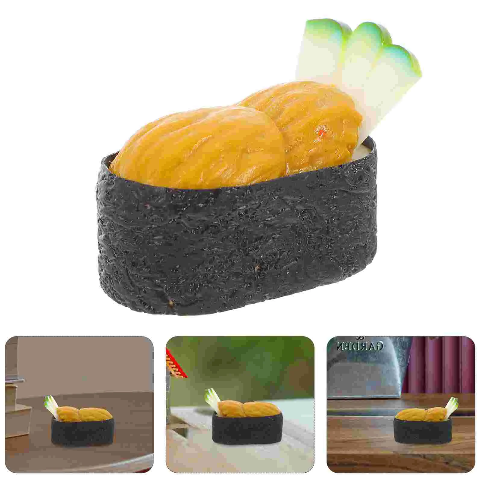 

Sushi Model Child Birthday Decorations Pvc Artificial Food for Display Rice Ball