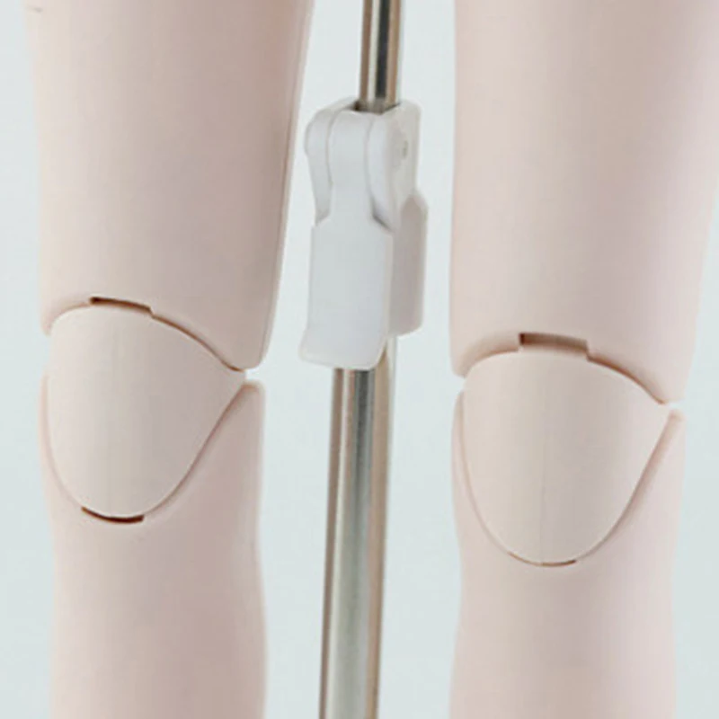 Adjustable Stainless Steel Doll Display Stand, Universal 36/42/48/60cm Support Holder
