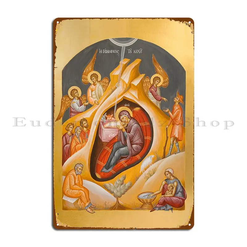 

Nativity Of Christ Metal Plaque Mural Wall Mural Custom Painting Design Tin Sign Poster