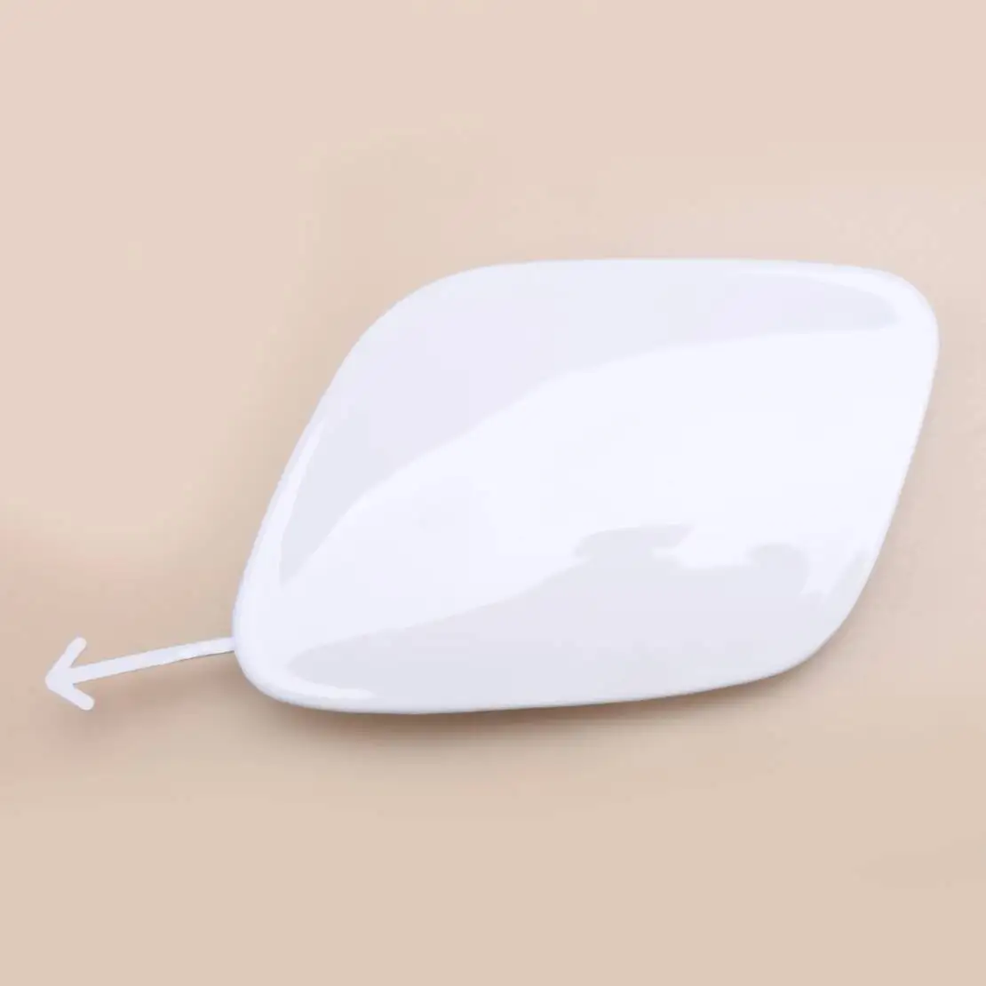 

52127-47911 Car Front Right Side Tow Hook Eye Cap Cover Fit For Toyota Prius 2019 2020 2021 White ABS