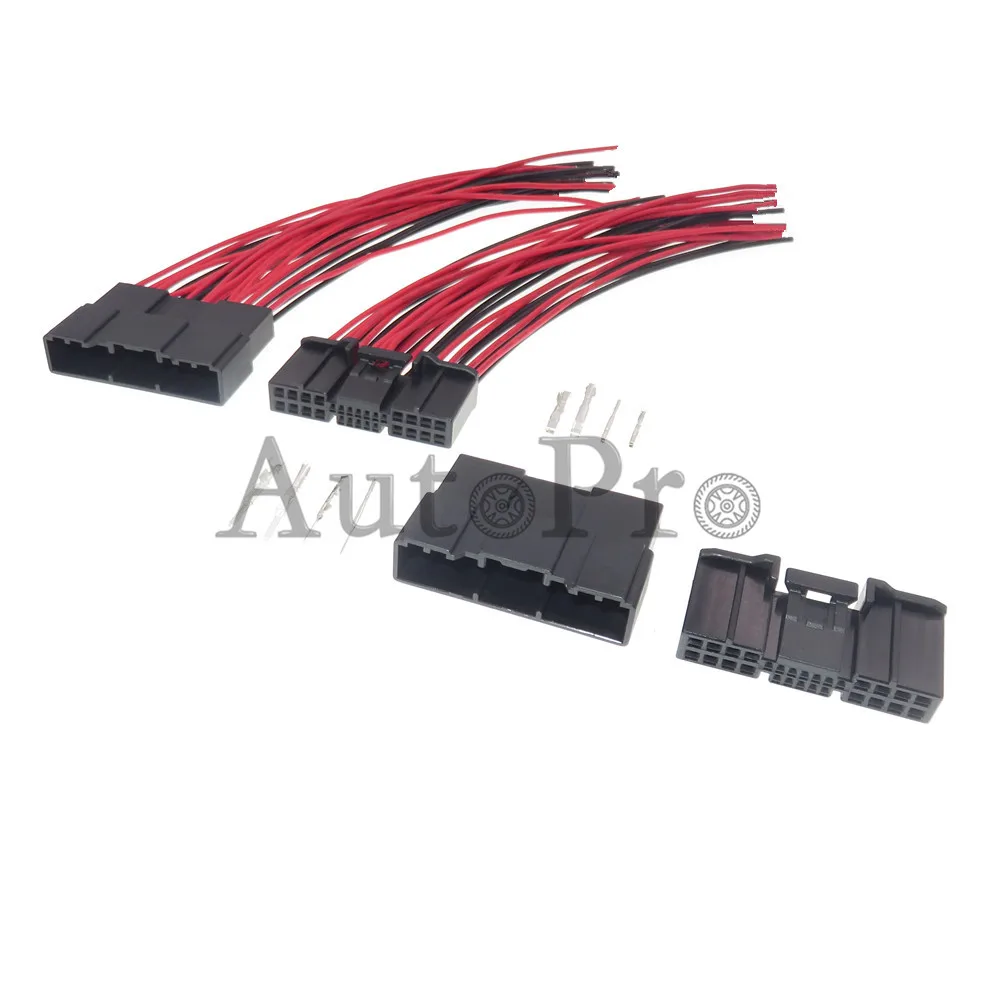 1 Set 28 Hole AC Assembly 3-2188225-2 Automobile Electric Wiring Harness Connector Car Electrical Socket For Auto Parts