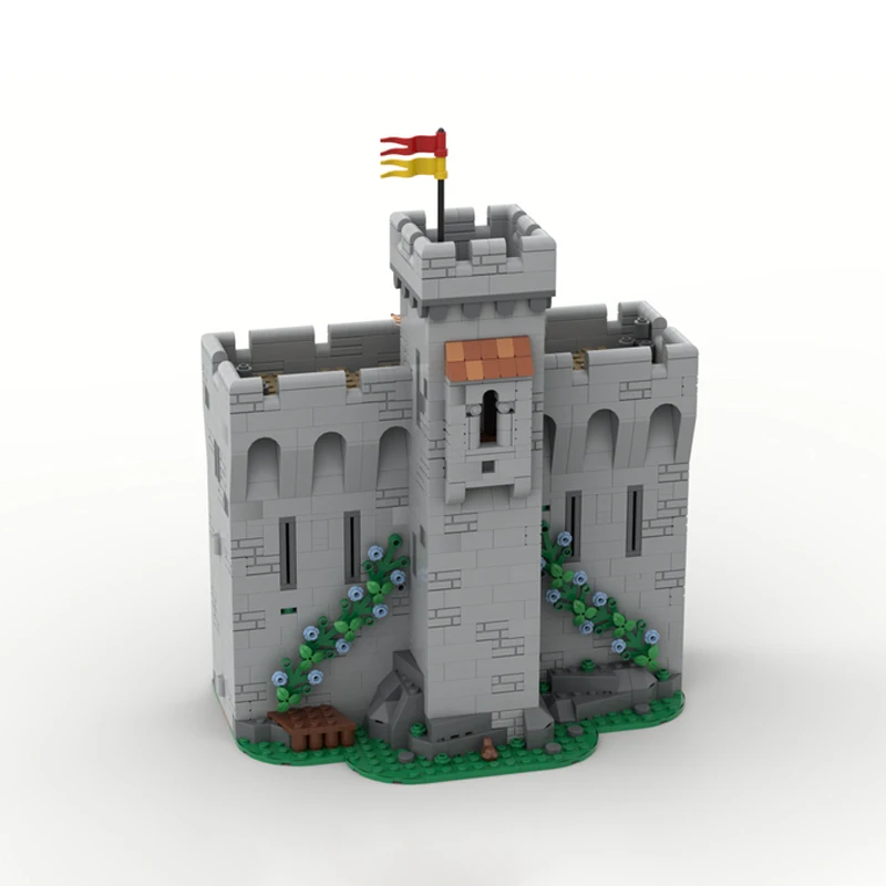 

The MOC building block toy medieval castle, city gate and city wall series model creative festival gift is suitable for all arch