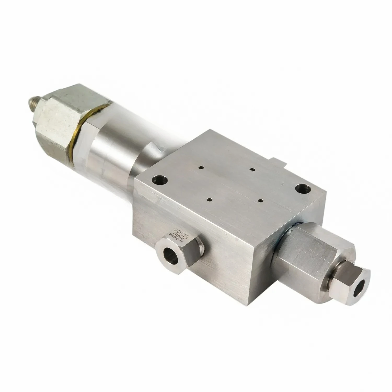 019309-1 Bleed Down Valve Assembly, 87K Waterjet Pump 87000psi Intensifier Parts