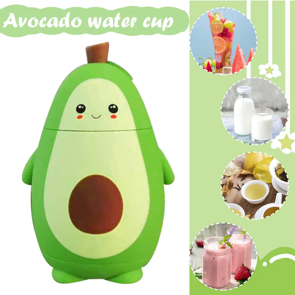 Avocado Bottles Drink Bottle Double Layer Insulation 280ml Outdoor Travel Jugs Reusable Cups Drinkware for Outdoor School Office