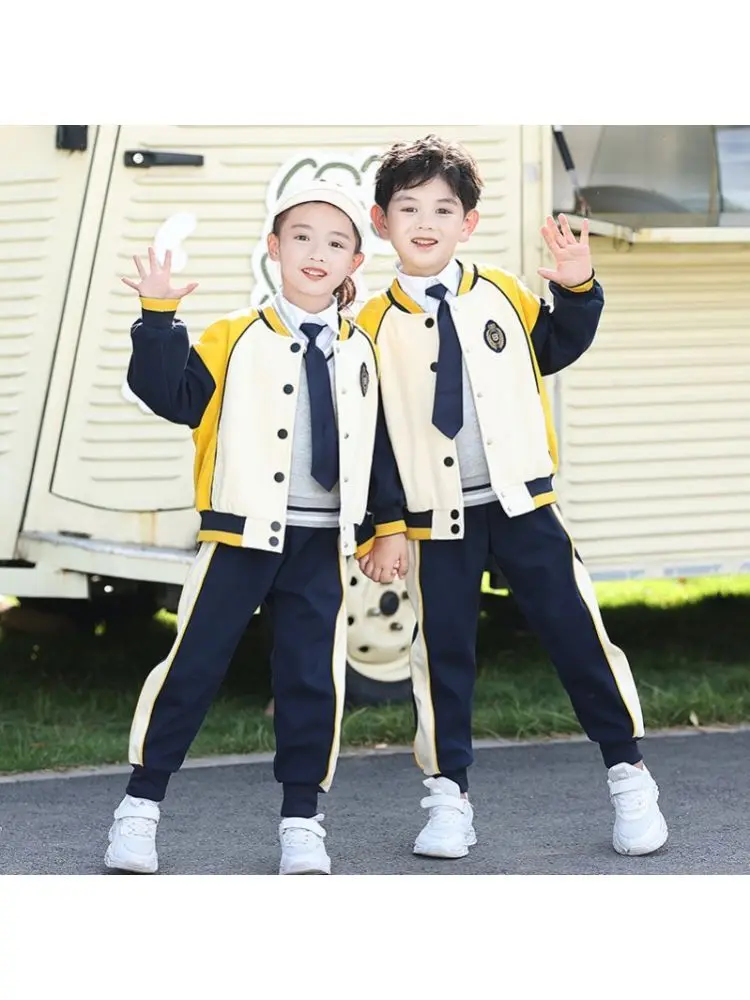 sporty-casual-school-uniform-t-shirt-for-boys-and-girls-spring-autumn-cotton-blend-inner-wear-layering-top-kids-clothing
