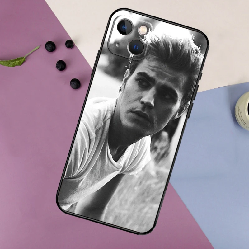 Vampire Diaries Stefan Salvatore Phone Case For iPhone 11 12 13 14 16 15 Pro Max Mini 7 8 Plus X XR XS Max Bumper Cases Cover