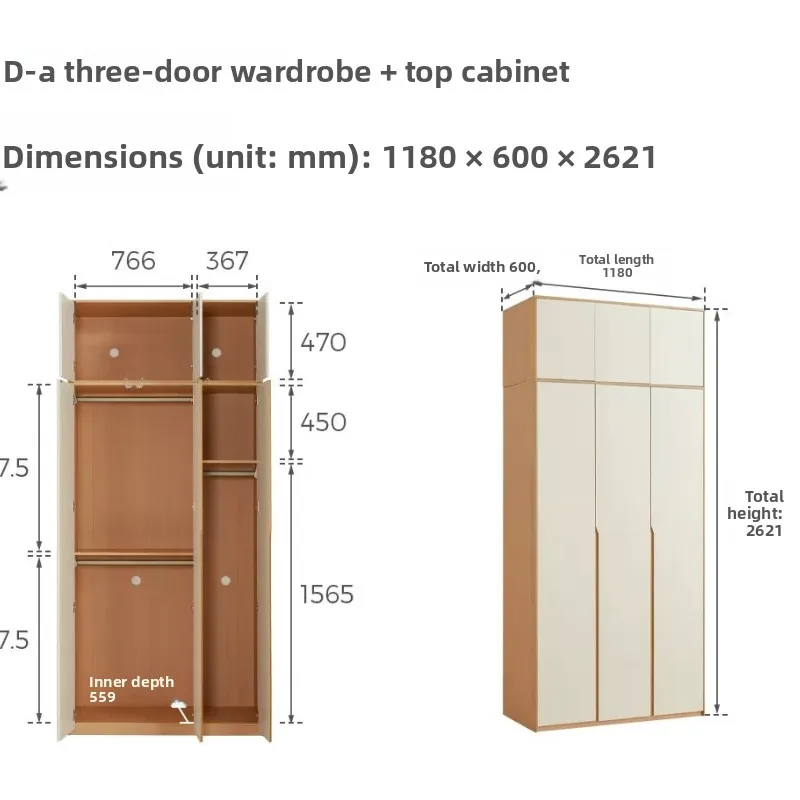 CX large-capacity new storage cabinet strong and durable reinforced shelves