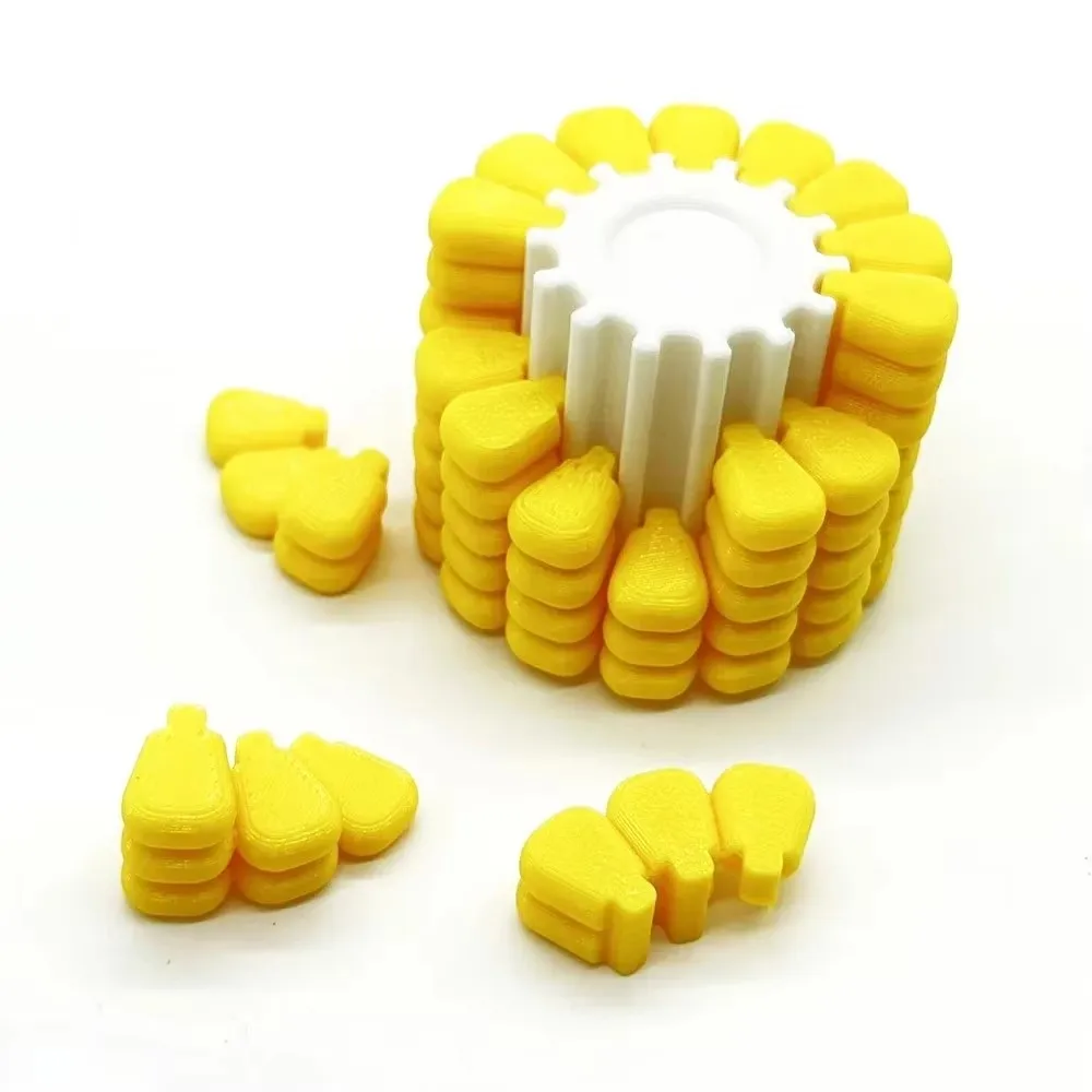 Grappig Speelgoed 3D Afdrukken Maïs Magische Kubus Stress Verlichten Tetris Puzzel Originaliteit Becrypt Hersenen Brandend Ontwikkelingsspeelgoed
