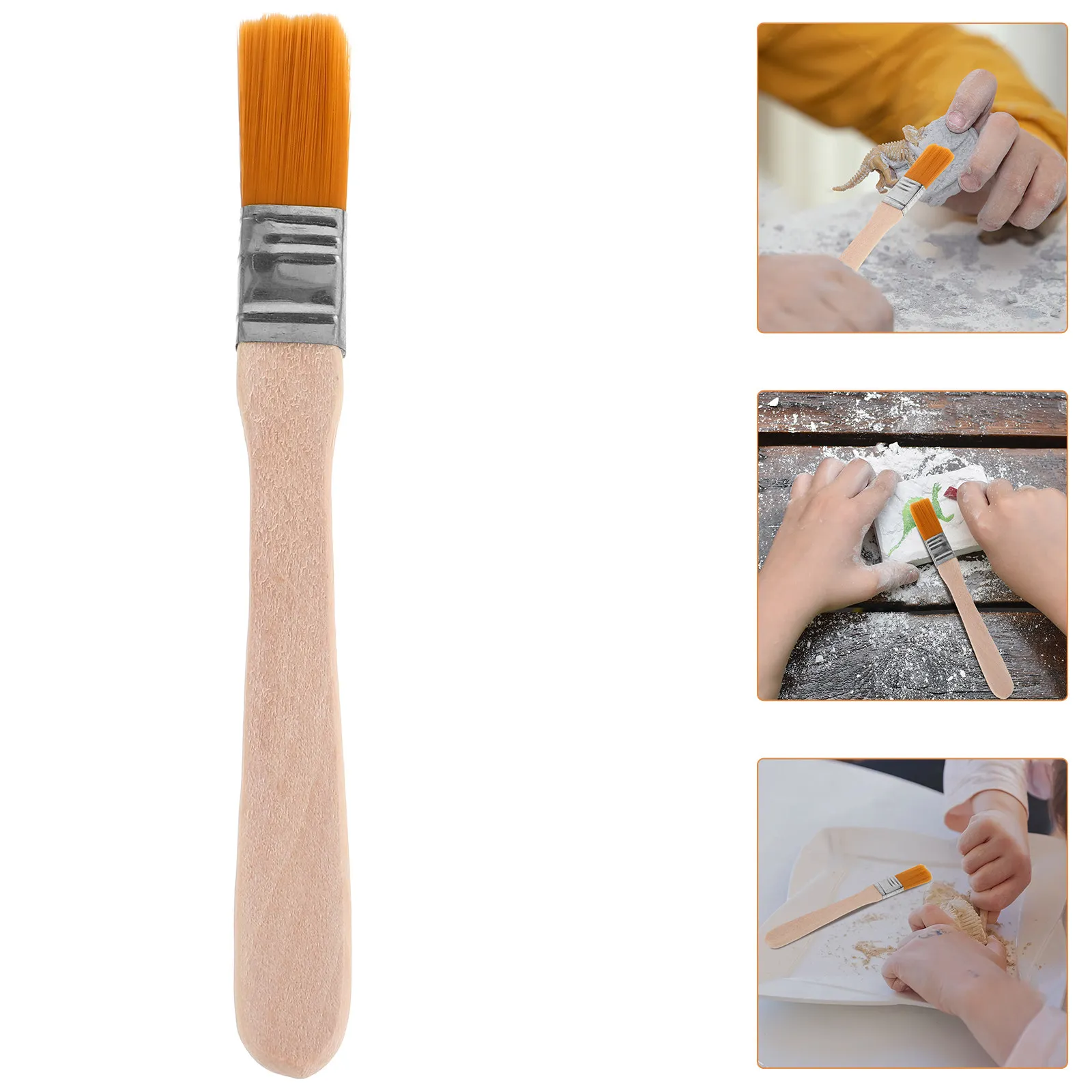 

10Pcs Kids Archaeology Brush Set Educational Science Excavation Digging Tools Children Excavation Kit Cleaning Brush for Young