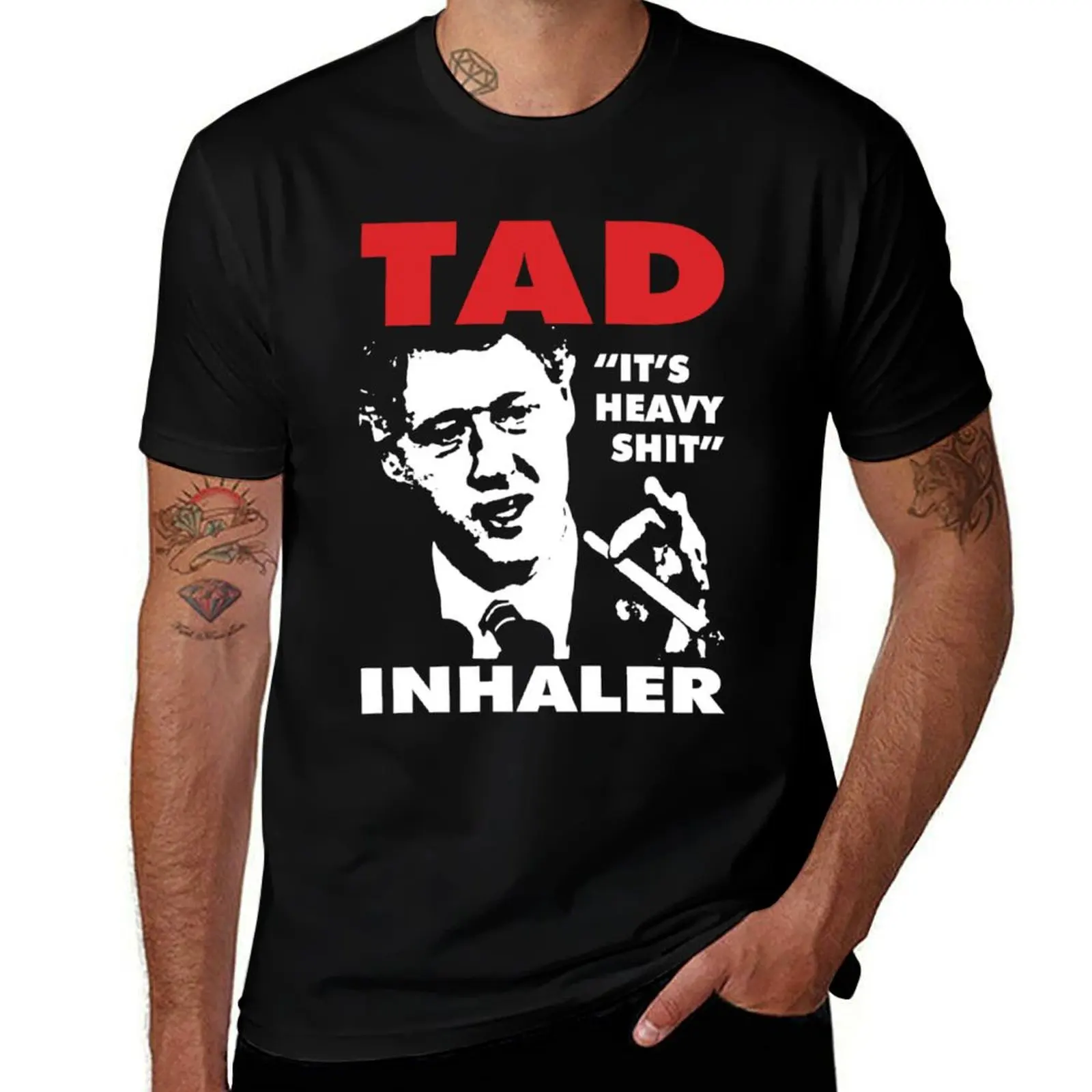 TAD Inhaler T-Shirt anime tshirt graphic shirts man t shirt new edition mens white t shirts