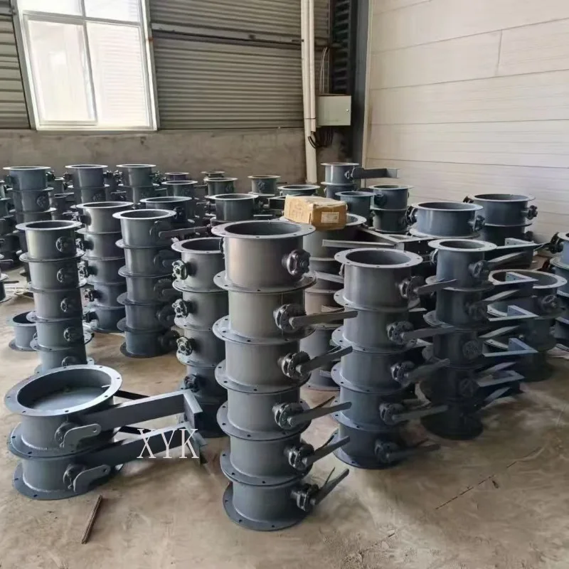 Manual Pneumatic Electric Air Damper Ventilation Butterfly Valve For Duct Air Volume Regulation Works