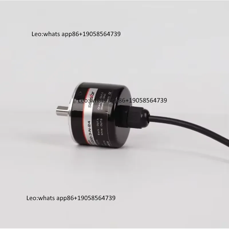 GLS50H 200PPR İtme Çekme Çıkışlı ABZ 3 Fazlı Sinyal Artımlı Katı Mil Döner Enkoder OD 50mm Mil 8mm Toz/Yağ Geçirmez DC