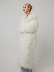 Hot Faux Beach Wool Fur Coat Long Faux Beach Wool Soft And Comfortable Warm Multi-Color Optional Women's Faux Fur Coat