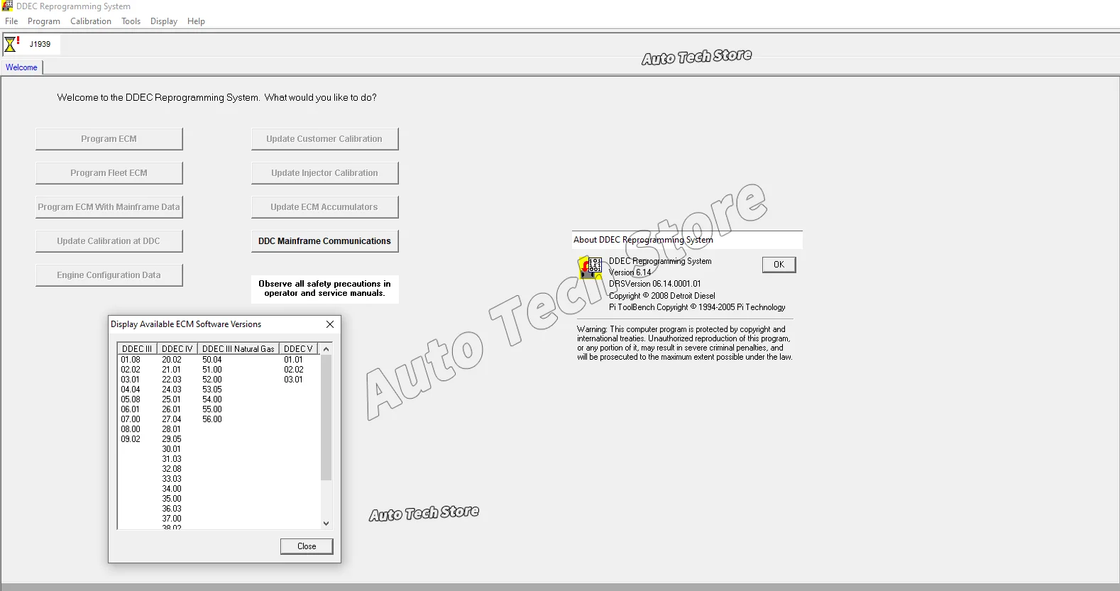 Detroit Diesel Reprograming System DDRS 7.11 + MBE-DDEC (Detroit Diesel Electric Control) Reprogramming System 6.14