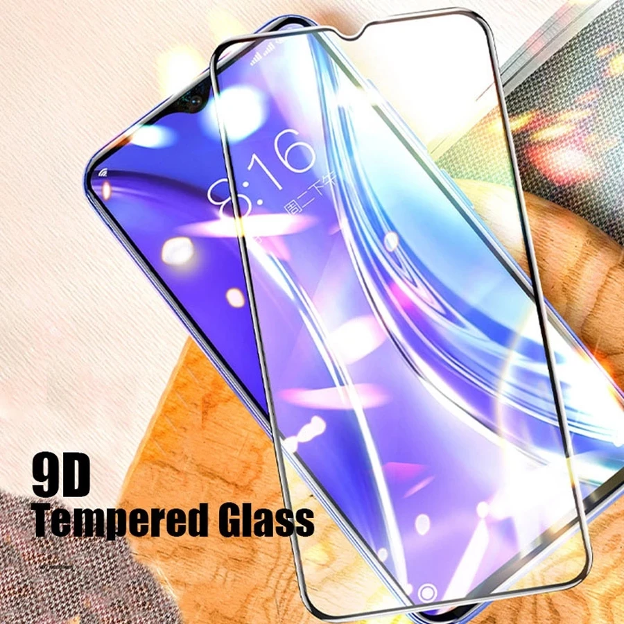 9D Full Protective Glass For Xiaomi Redmi 7 7A 8 8A 9 9A 9C Tempered Screen Protector Redmi Note 7 8 8T 9 10 Pro 9S Glass Film