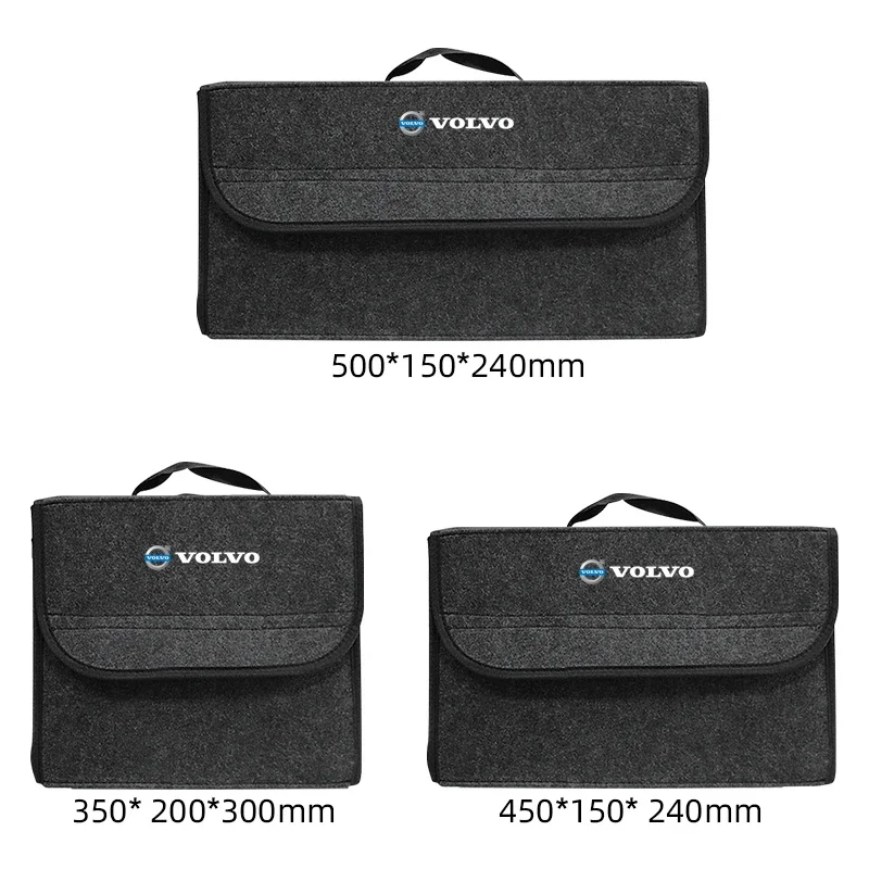 Organizador de maletero de coche, caja plegable de almacenamiento de gran capacidad, accesorios para automóviles para VOLVO RDESIGN T6 AWD S40 S60 S90 V40 V50 V60 V70 V90