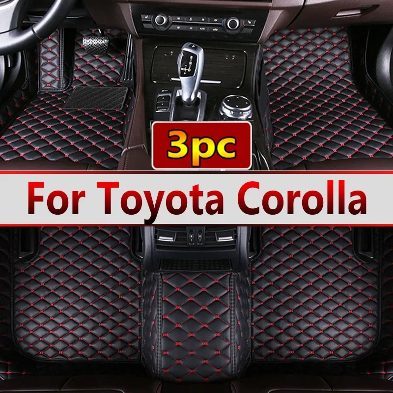 Car Floor Mat For Toyota Corolla 2023 Carpet Waterproof PU Leather Rug Man Luxury Foot Pad Woman Interior Auto Accessory