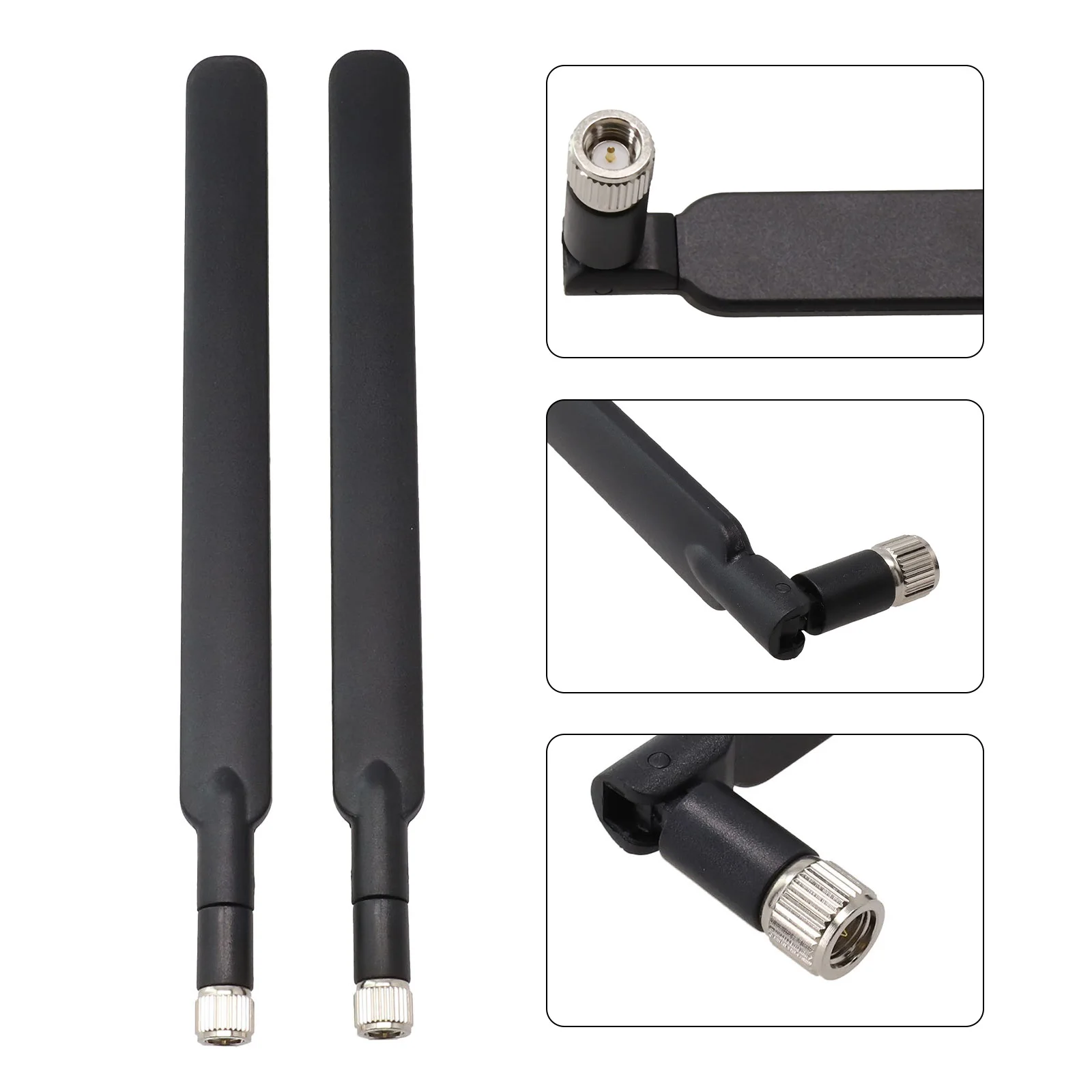 Improve Your Wireless Connection with 2 x 4G LTE Antenna, 5dBi Gain, Vertical Polarization Enjoy Reliable Network Coverage