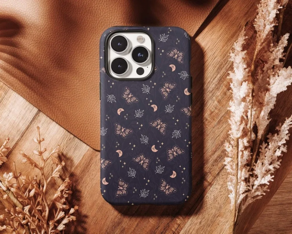 Celestial Butterfly Phone Case For IPHONE 16 15PRO MAX 14 13 12 11 Acrylic TPU Two in one magnetic Phone Cases