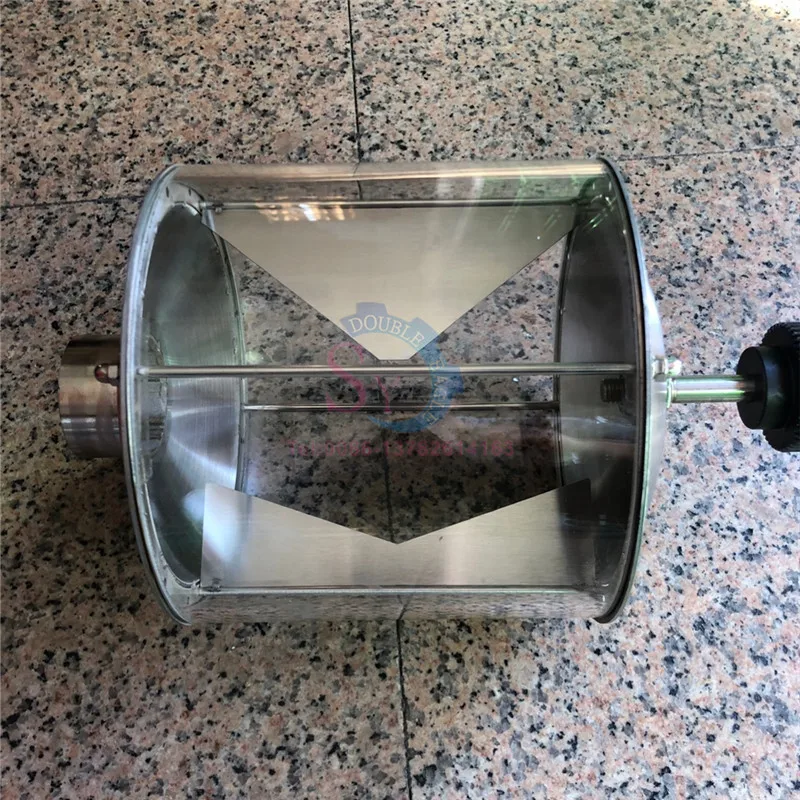 المنزلية الصغيرة التلقائي دوران 6.4L الفولاذ المقاوم للصدأ ماكينة تحميص القهوة الخبز ماكينة التحميص ديهيدراتور أكثر جفافا