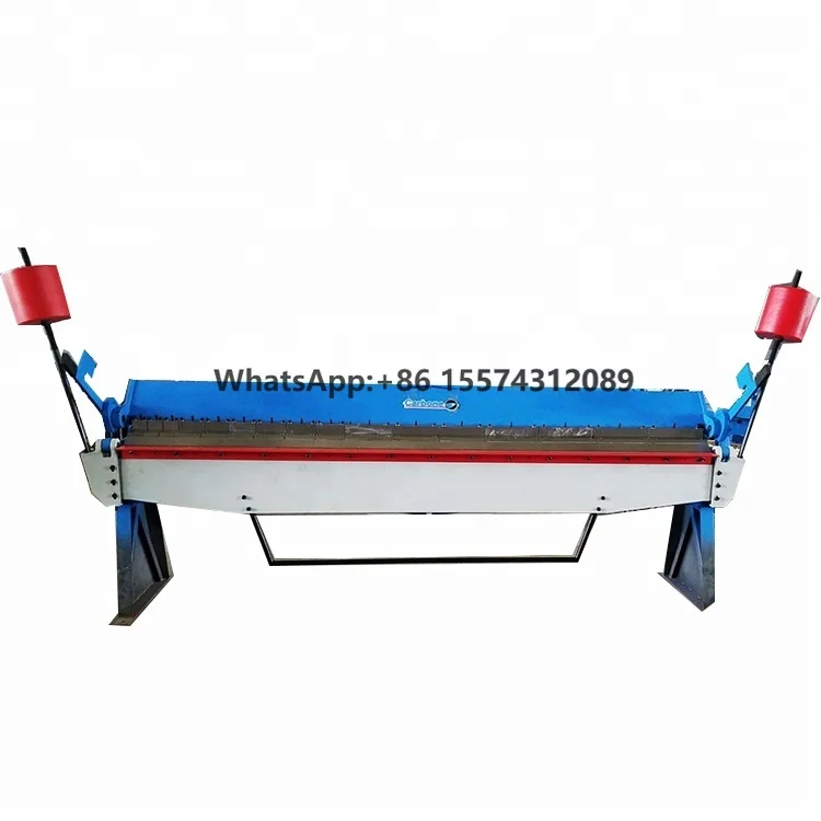 Manual Sheet Metal Pan and Box Brake Folding 1.5x1220 Bending Machine