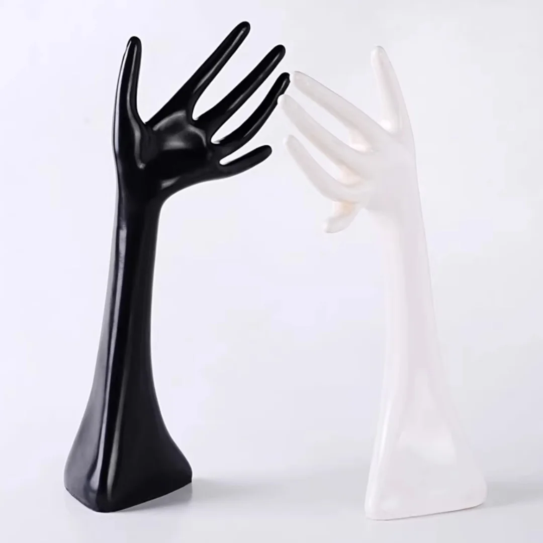 

Female long hand model jewelry display props alien creative ring bracelet hand mannequin AT316