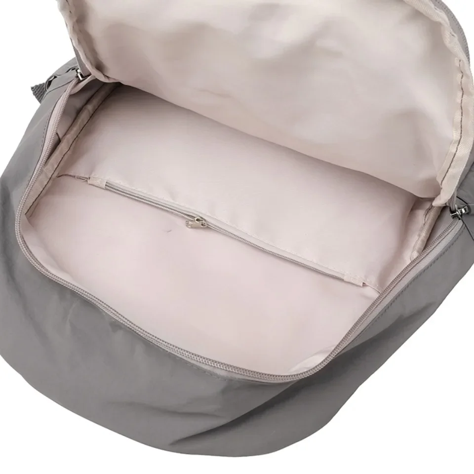 Zaino di alta qualità per donna uomo zaino leggero tinta unita borsa da viaggio per uso quotidiano casual borsa impermeabile multitasche