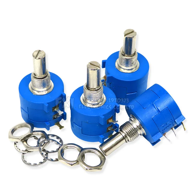 1 SZTUK Potencjometr regulowany rezystor serii 3590S 1K 2K 5K 10K 20K 50K 100K ohm 3590 102 202 502 103 3590S-2