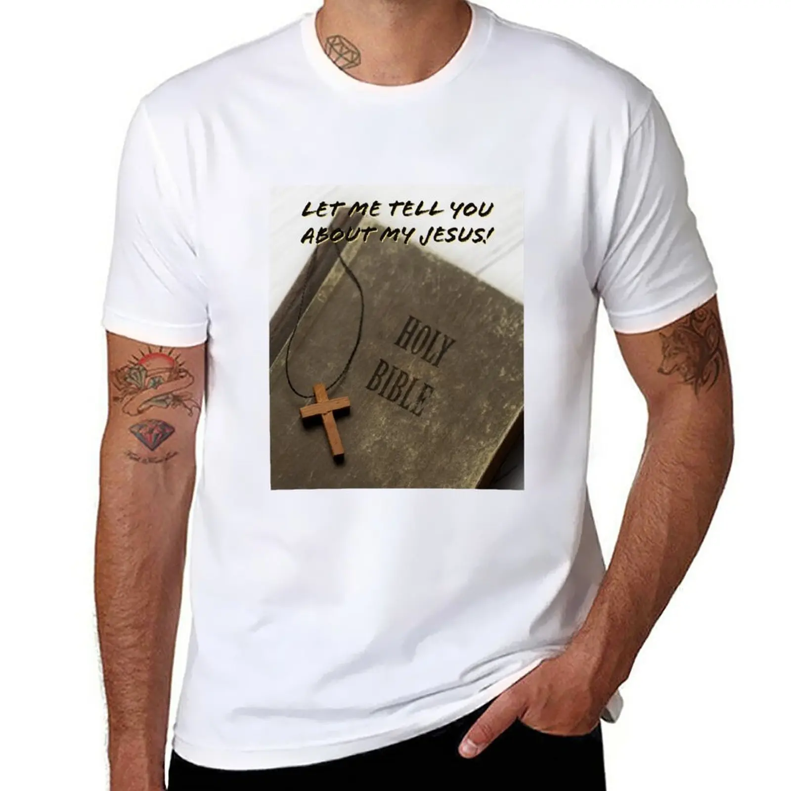 

New Let me tell you about my Jesus! T-Shirt T-shirt short black t shirts mens graphic t-shirts funny