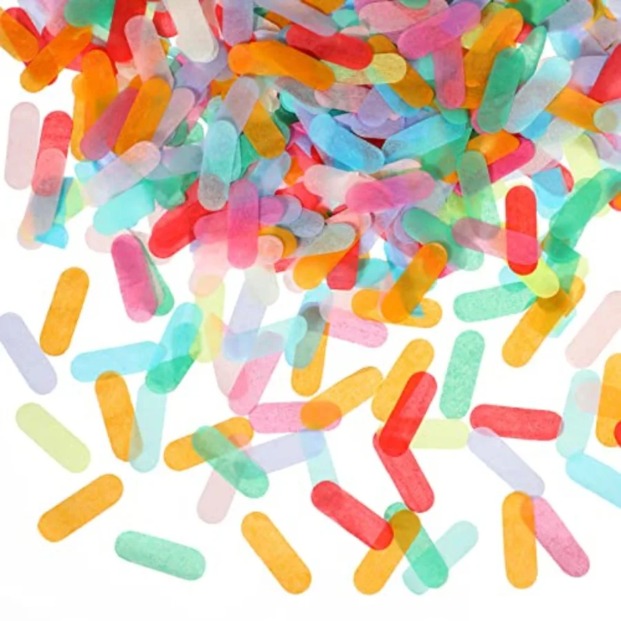 

Tissue Confetti Table Confetti Colorful Rainbow for Ice Cream Theme Party Birthday Party Suppliers Decoration 50g