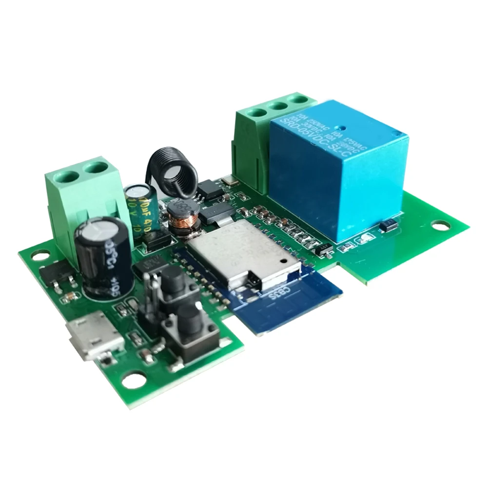 Módulo de interruptor inteligente 12v wifi relé tuya smart life app módulo de interruptor temporizador remoto auto-travamento trabalho com casa controle de 2 vias