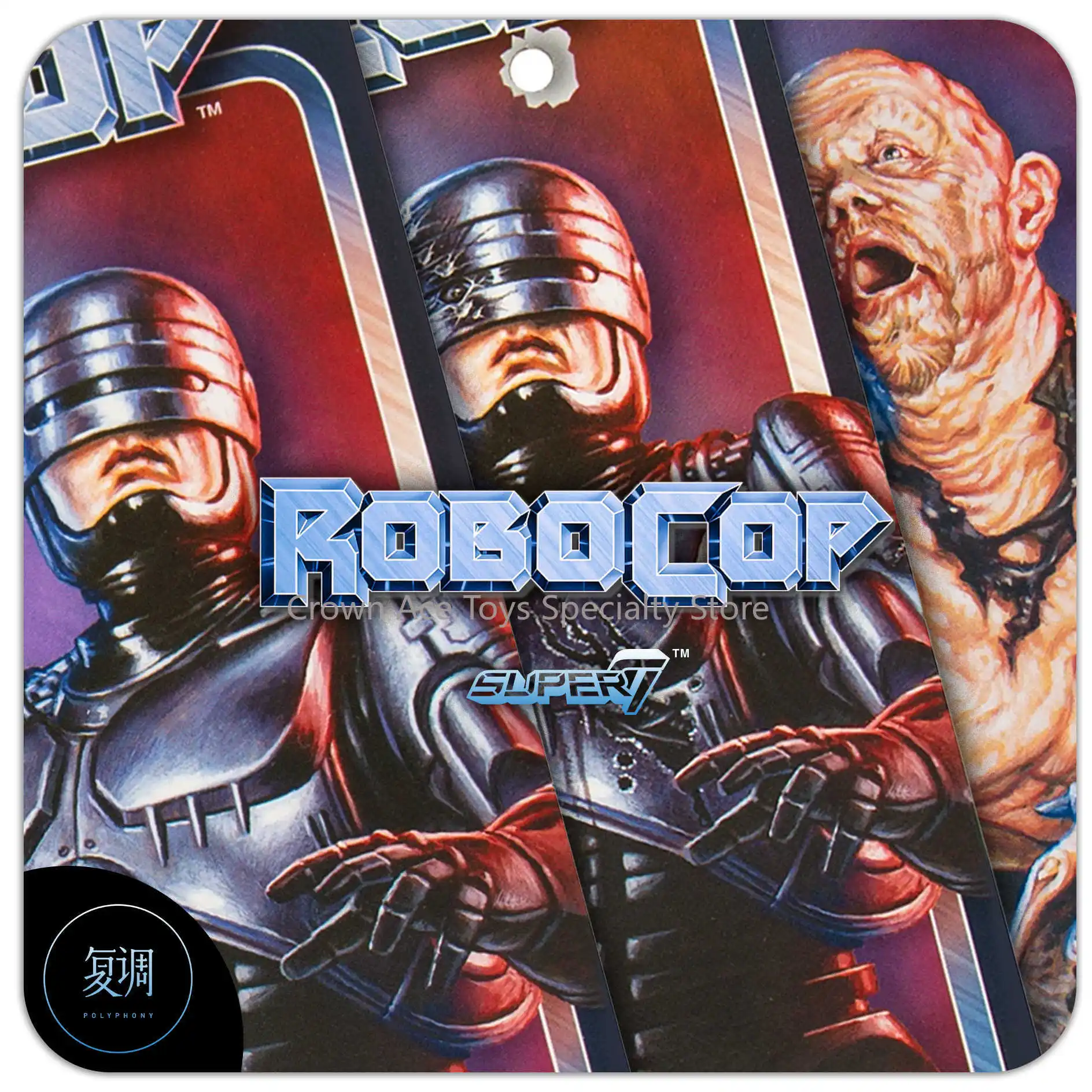 In Stock Super7 Robocop Emil Antonowsky TOXIC WRSTE THUG EMIL RNTONOWSKY Hanging Card 3.75in Collectible Toys with Accessories