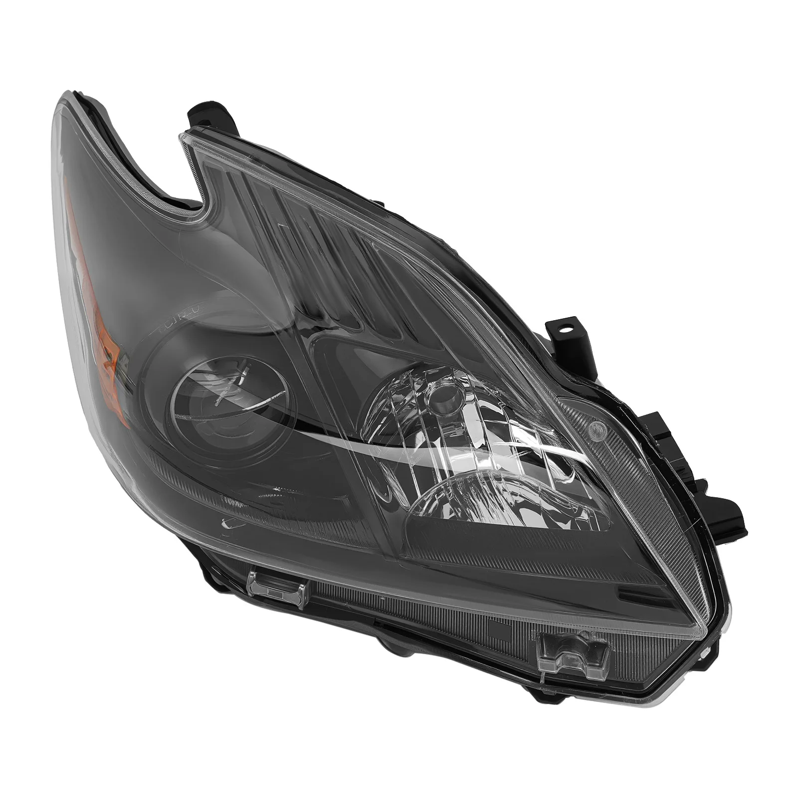 Black Right / Left Side Headlight Halogen Projector Headlamp Assembly for 2010-2011 Toyota Prius