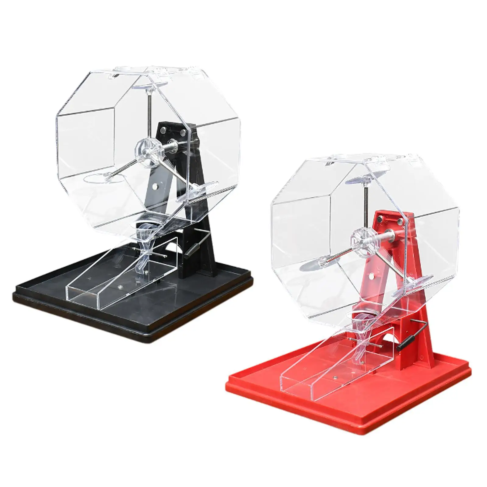 

Game Cage SHAKE Fortunate Ball Machine Drawing Toy Portable Manual Drafts Gift Number Picker Lottery Machine for Adults