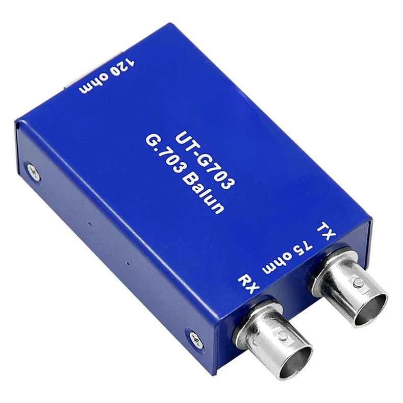 UT-G703BNC To RJ45 Converter 120 Ohms To 75 Ohms Signal Balanced To Unbalanced Converter