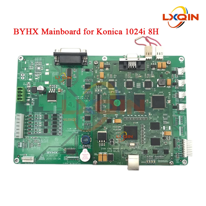 LXQIN Inkjet Printer KM1024i mainboard 8 heads for Allwin Xuli BYHX motherboard for Konica 1024i printer