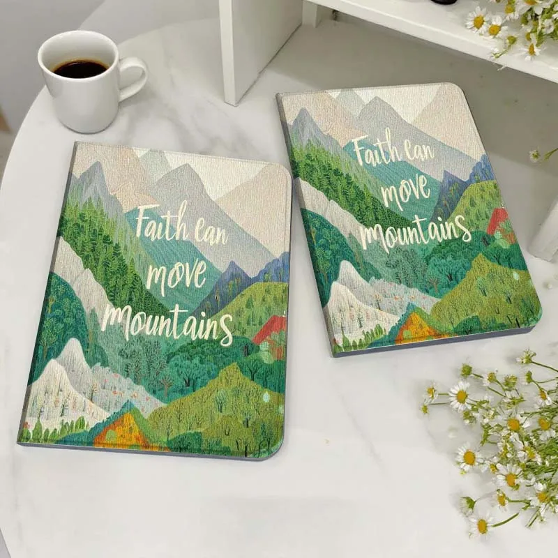 

Snowy Mountain Forest Scene For Honor MagicPad MatePad M5 8 9 2 3 10 12 X V7 V8 X8 X9 V9 GT X9a GT2 S Air Pro Tablet Case