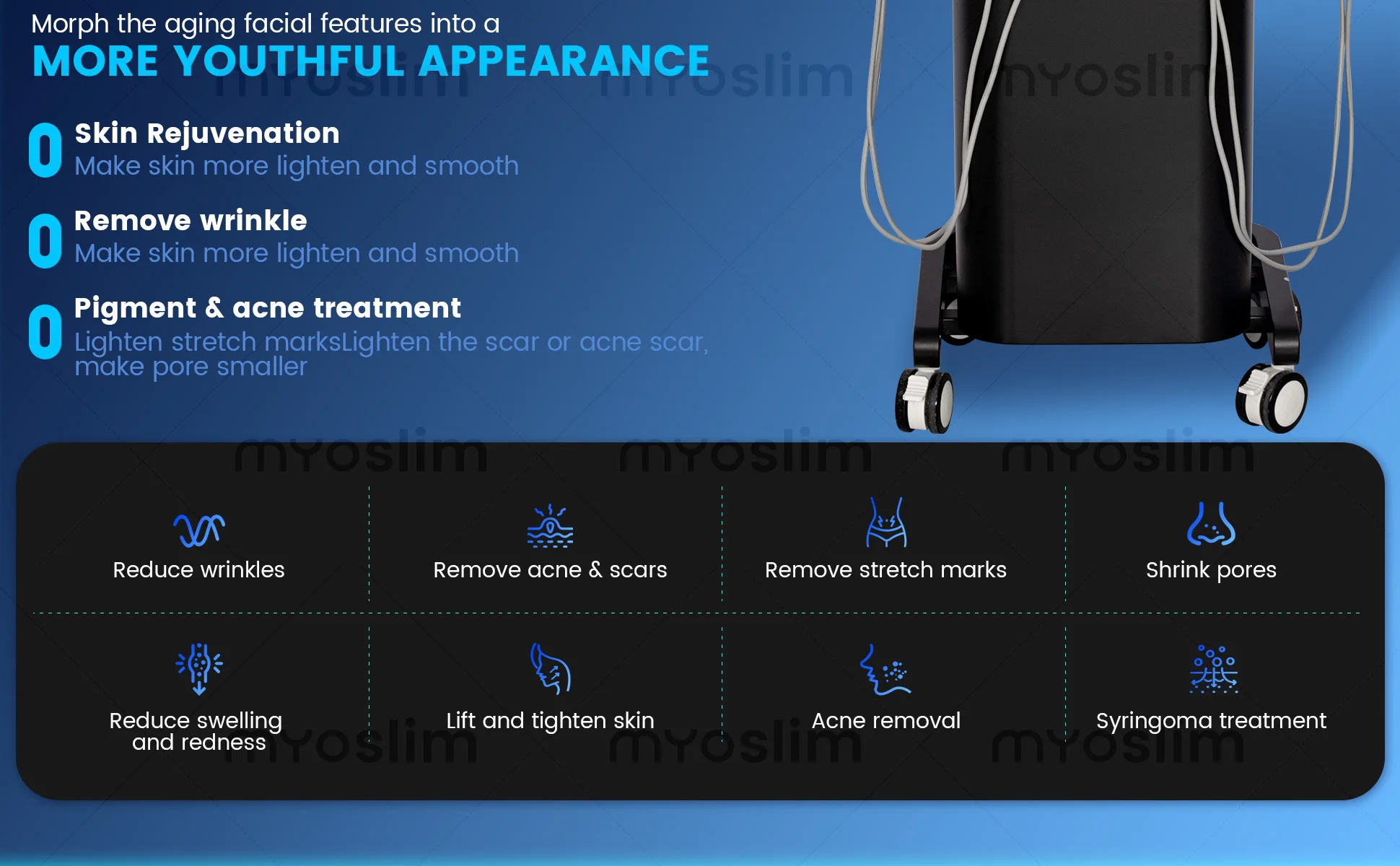 Professional 3-Handle Morpheus 8 Fractional RF Microneedling System, Skin Tightening & Anti-Aging Beauty Machine for Salons & Cl
