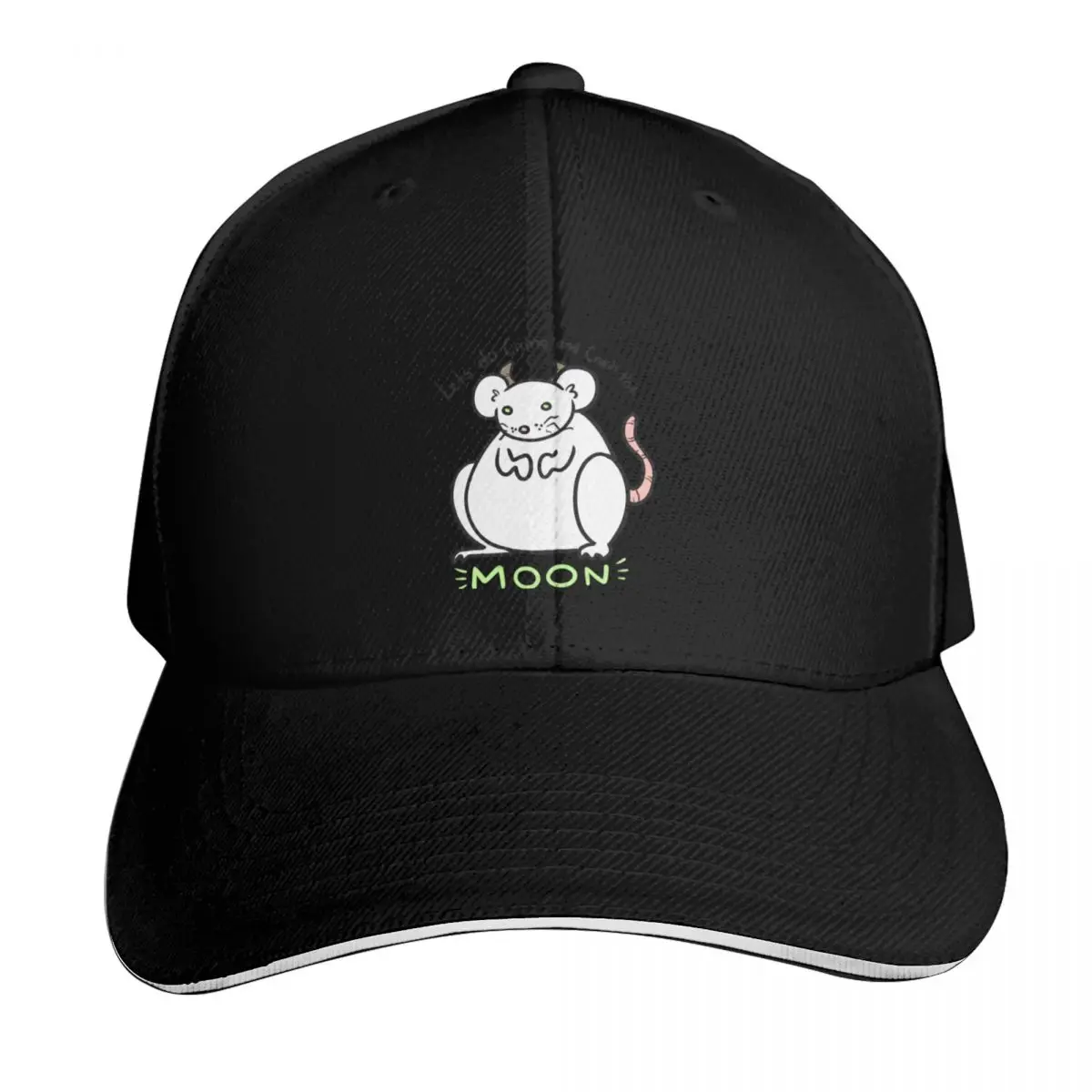 Boné de beisebol Rat Crime, chapéu fofo de anime, chapéu de praia, feminino