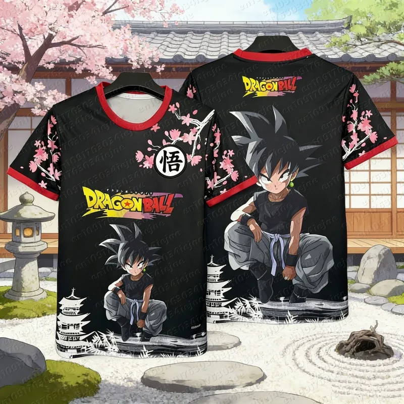 2026 Sommer Bestseller Dragon Ball Top T-Shirt Tier-Charakter Trikot T-Shirt Erwachsenen- und Kinderbekleidung Fußball-Shirt T-Shirt
