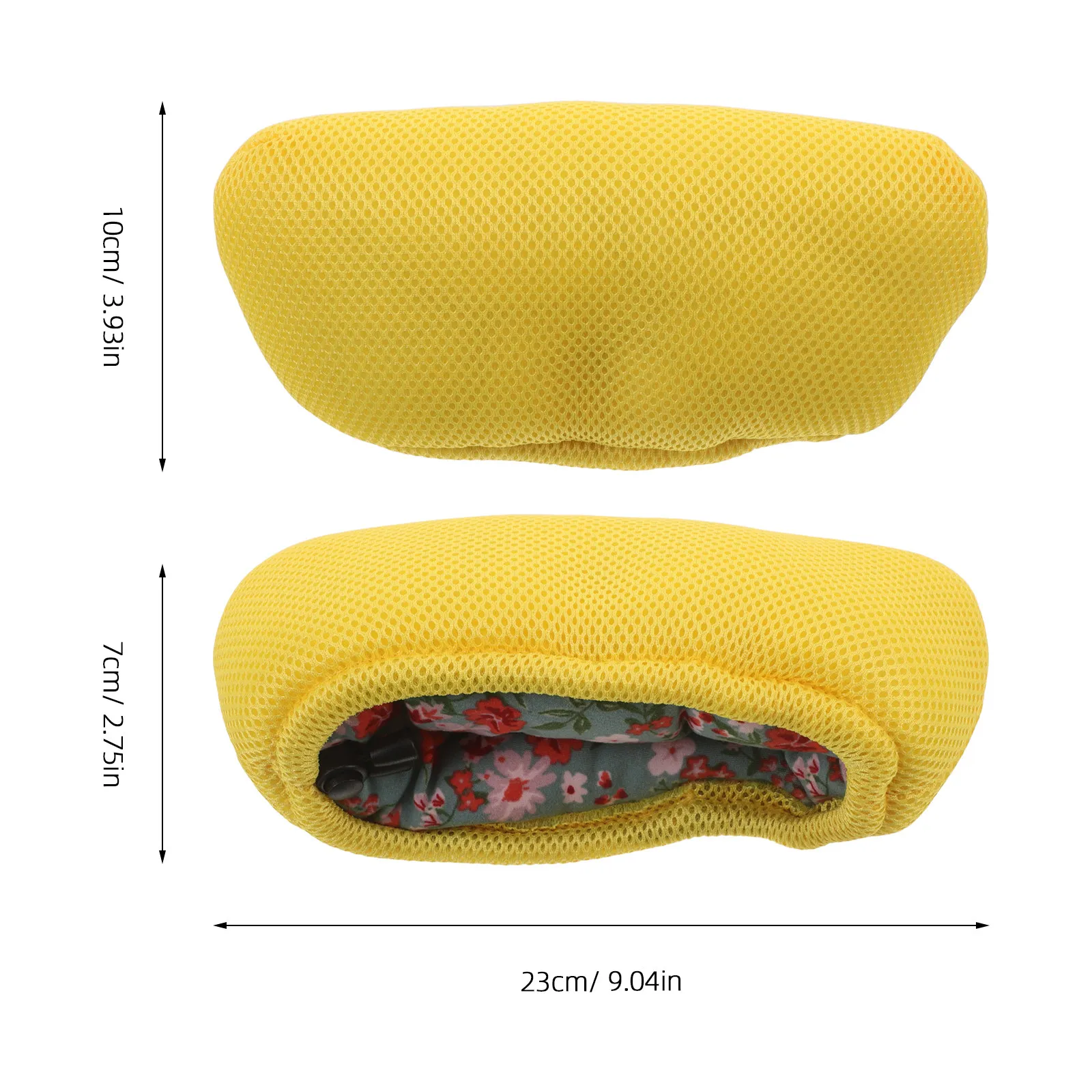 1Pair Crutch Underarm Pads Thick Sponge Breathable Mesh Ergonomic Fit Universal Replacement for Forearm Crutches Armpit Cushion