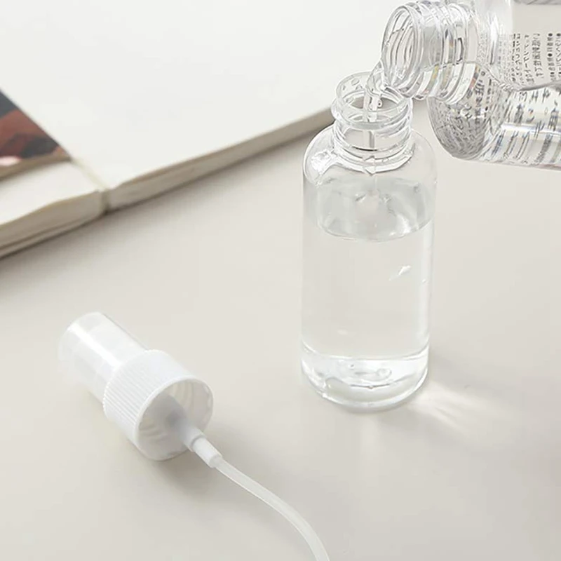 B25B 50PCS 100 Ml Transparent Plastic & 50 Pieces 50Ml Spray Bottles